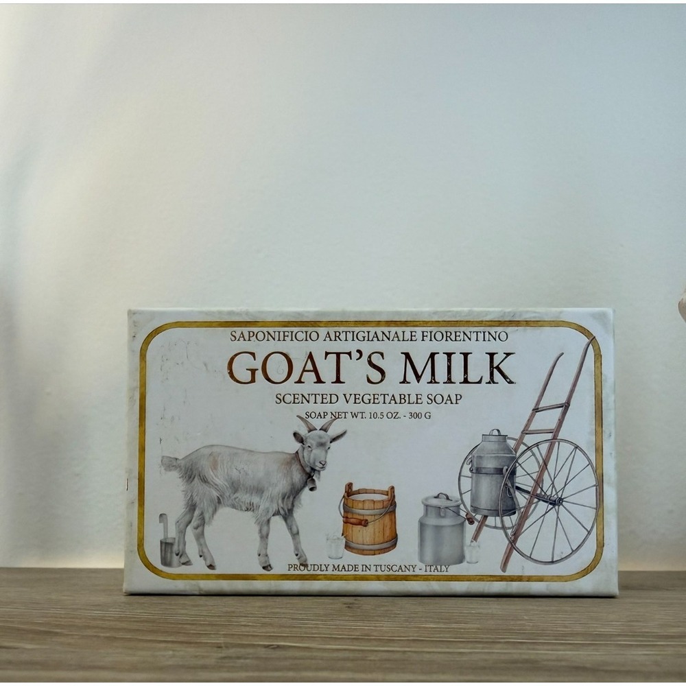 SAPONIFICIO FIORENTINO GOAT's MILK Vegetable Bar‎ Soap Collection 10.5oz- Gift